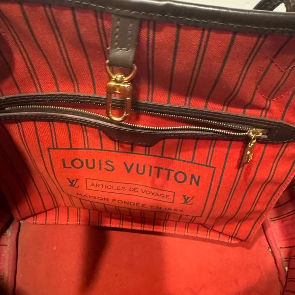 Louis Vuitton neverfull MM Damier Ebene - Picture 15 of 17